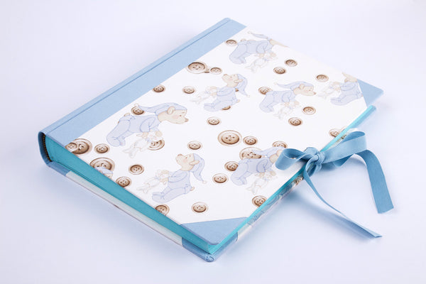 Album Foto 23x30 Fogli Rosa/Azzuri