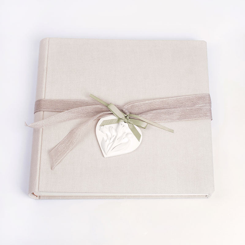 Album Nozze in Lino con Gesso