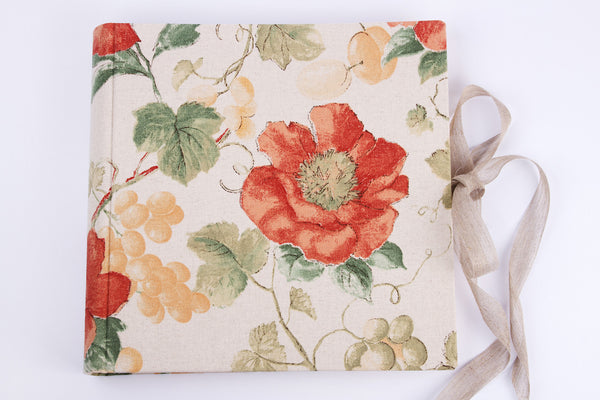 Album Nozze Stoffa di Arredamento Fiori