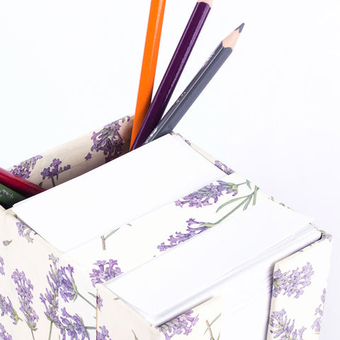 Cubo Portafoglietti con Portamatite