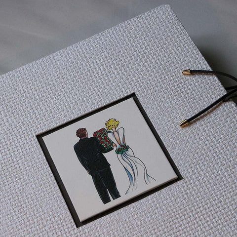 Album Nozze Disegno Sposi