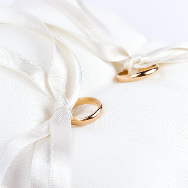 Cuscinetto Portafedi in stoffa rigatino