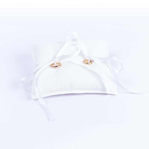 Cuscinetto Portafedi in lino