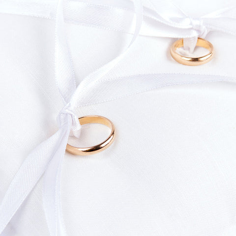 Cuscinetto Portafedi in lino