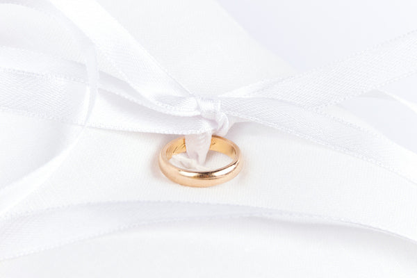 Cuscinetto Portafedi in lino