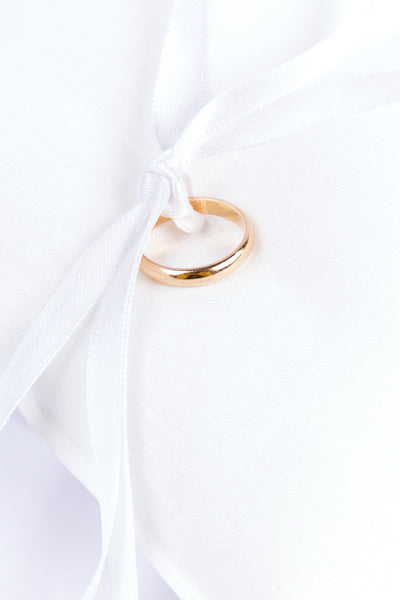 Cuscinetto Portafedi in lino