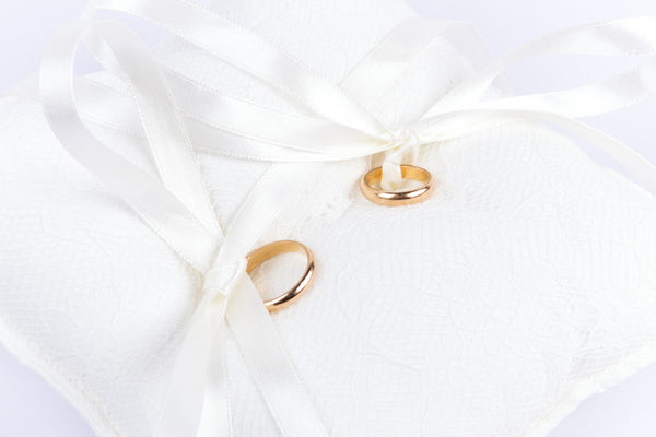 Cuscinetto Portafedi in pizzo