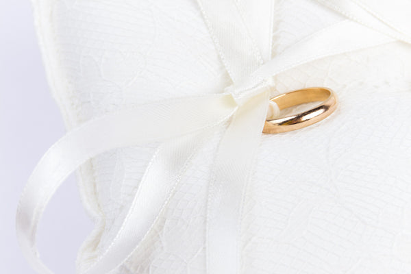 Cuscinetto Portafedi in pizzo