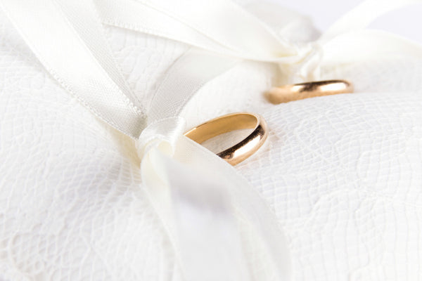 Cuscinetto Portafedi in pizzo