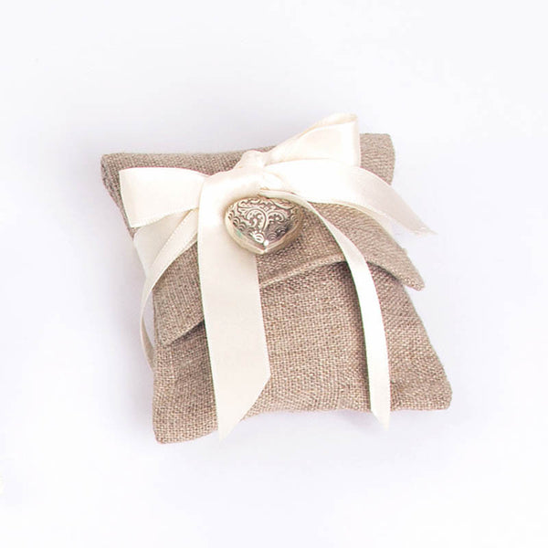 Sacchetto Bomboniera con Fiocco e Ciondolo