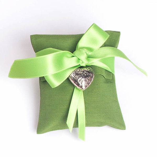 Sacchetto Bomboniera con Fiocco e Ciondolo